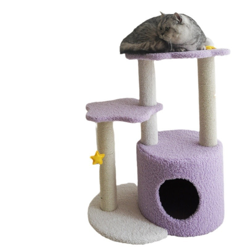 cat-in-purple-twilight-cat-tree-condo